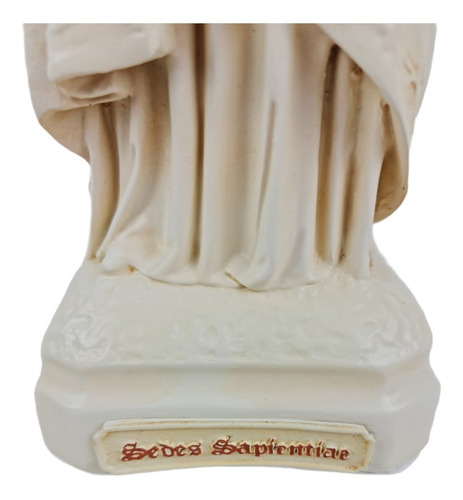 Imagem 6 de 7 de Imagem Escultura Nossa Senhora Da Sabedoria 40cm