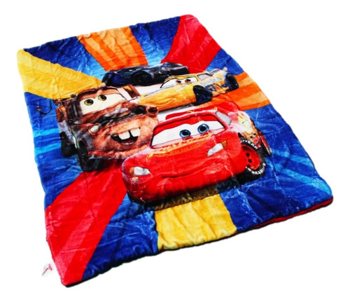 Cobertor Cars Borrega Cunero Providencia Color Rojo