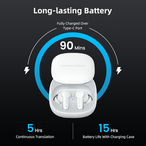 Os Fones De Ouvido M3 Offline Language Translator Suportam 1