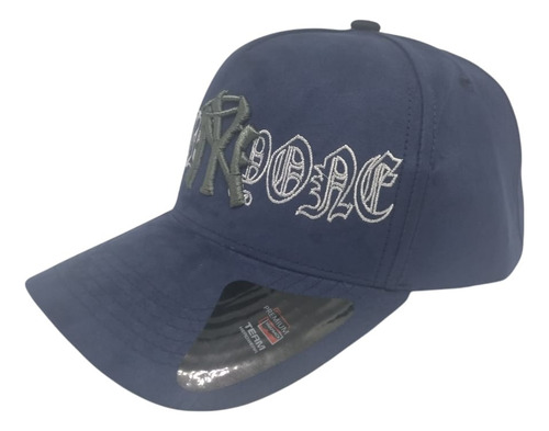Gorra Snapback Gamuza Bordada Curva Ajustable Premium Fg Cap Yankees New York Ajustable