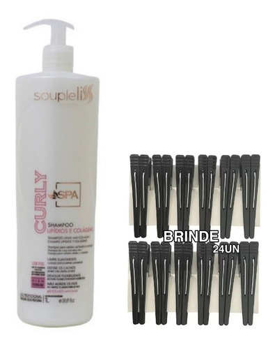 Shampoo Spa Curly Para Cachos Soupleliss 1 Lt
