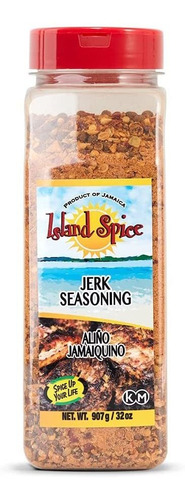 Island Spice Jerk Condimento Producto De Jamaica, Tamaño Res