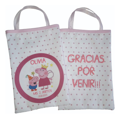 Souvenir Cumpleaños 60 Bolsas De Tela Con Botones 20x29 