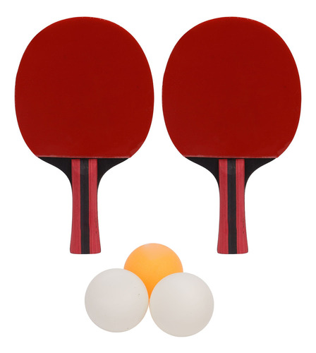 Juego De Paletas Tenis De Mesa 2 Raquetas 3 Ping Pong