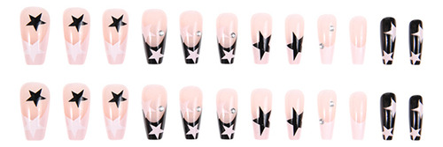Uñas Postizas Pegamento De Uñas Postizas Decoradas Color Z167