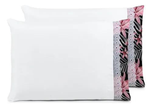 comprar 02 Fronhas Percal 200 Fios Pu002F Travesseiro 50x70cm Macia