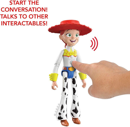 Imagen 4 de 6 de Figura Jessie La Vaquera Toy Story 4, Frases En Español
