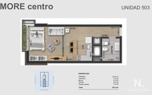 Monoambiente En Venta En El Centro. Ideal Para Renta 