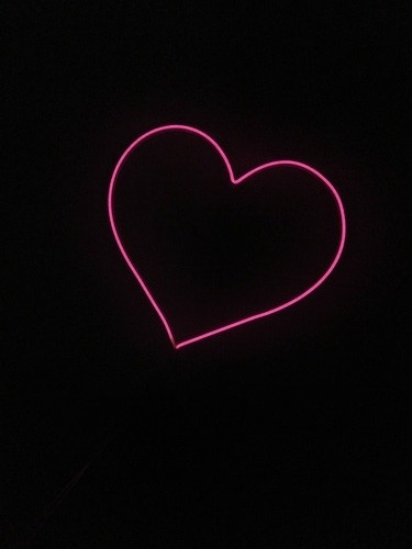 Cartel Neón Led Corazon - Mujer Nena