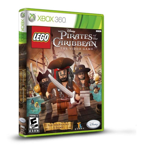 Lego Piratas Do Caribe Xbox 360 Usado Mídia Física Completo