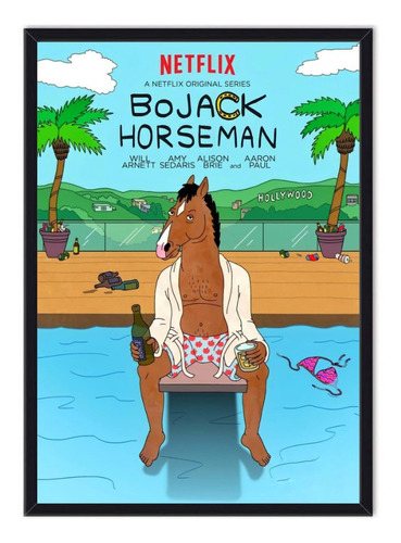 Cuadro Enmarcado - Póster Serie Bojack Horseman 