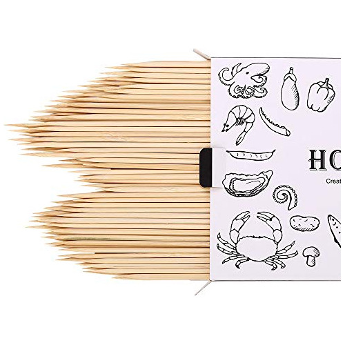 Hossian 150pcs Palitos De Bambú Natural De ?4mm Pincho...