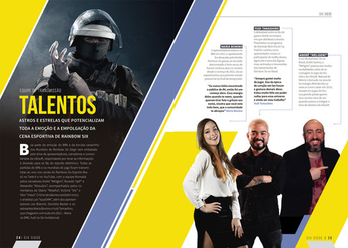 Anuário R6 SIEGE 2021: Rainbow Six, de Editora Europa. Editorial Editora Europa Ltda., capa mole em português, 2022