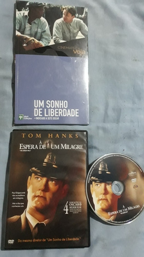 Livro Dvd Um Sonho De Liberdade+ À Espera De Um Milagre Va17