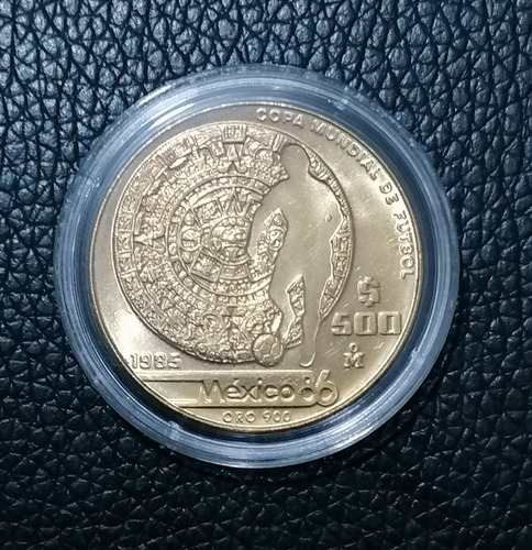 Moneda De 500 Pesos Oro, Tesoros Del Mundial 1/2 Onza De Oro