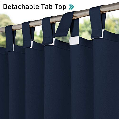 Nicetown 2 Piezas De Cortinas Blackout Para Exteriores Para