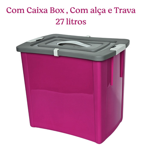 Blocos De Montar Baby 208 Peças, Com Caixa Box De 27 Litros