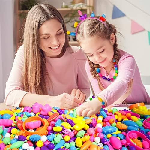 Arthopt Snap Pop Beads 700pcs Diy Jewelry Making Kit Para Ni