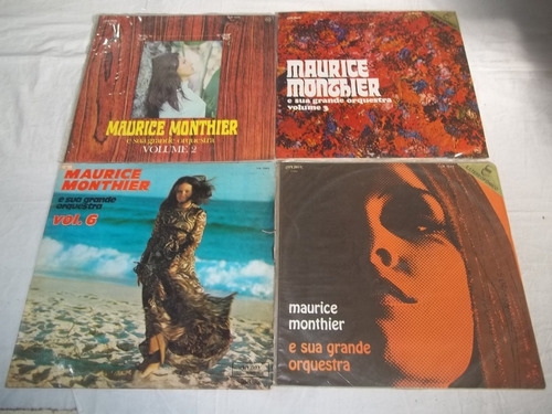 Lp Vinil - Maurice Monthier - 4 Discos