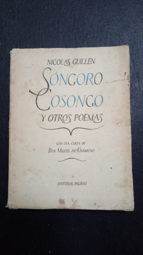 Sóngoro Cosongo- Nicolás Guillén- Fx