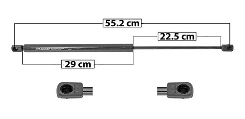 1-amortiguador 5a Puerta Izq O Der Spart Nissan Quest 99-02