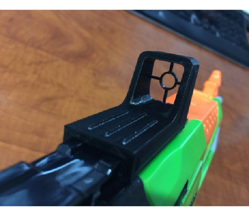 Picatinny holoscópico Mira Nerf, de estilo militar, más preciso, color naranja