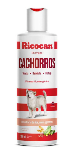Ricocan Shampoo Para Cachorros Hipoalergenico Frasco 380ml