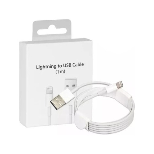Cargador Cable Lightning Usb P/iPhone 5 6 7 8 X 11 12 iPad