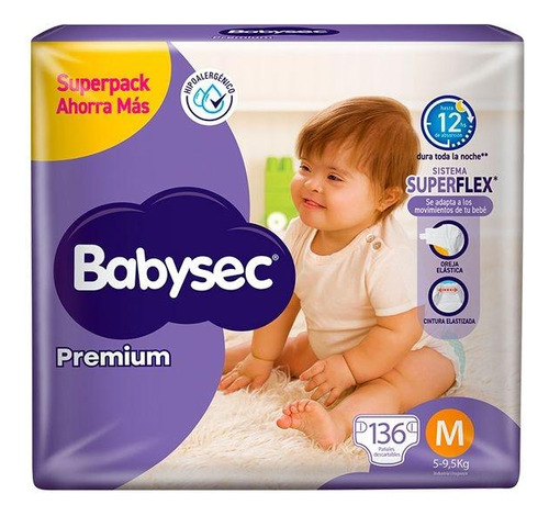 Babysec Premium M (5 A 9.5 Kg) - X136