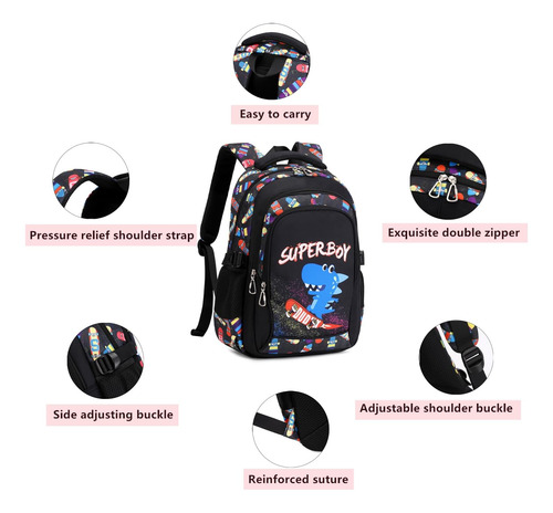 Lmwzh Mochila Para Niños, Jardín De Infantes, Preescolar, Es