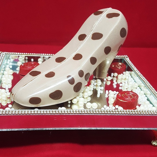 4 Forma Silicone Bwb 869 - Salto Alto Fechado Chocolate
