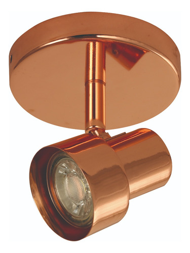 Spot Lampara De 1 Luz Color Cobre