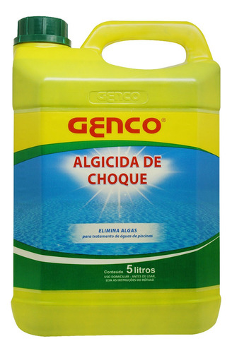 Algicida De Choque 5lt Genco