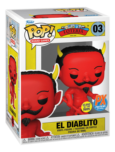 Funko Pop! Loteria El Diablito 03 Glow Px Exclusive