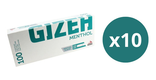 Tubo Gizeh Menta X 10 Cajas