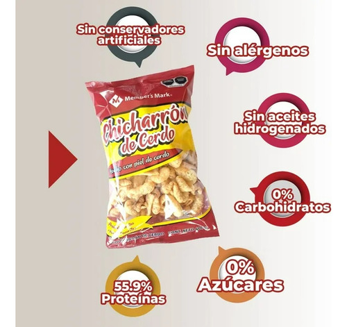 Chicharrón Member's Mark De Cerdo 400 G