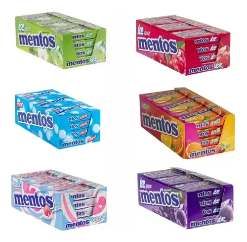 Mentoes Box Bala Mentos Slim Box 12un 24,1g Caixa 289,2g Sabores | MercadoLivre