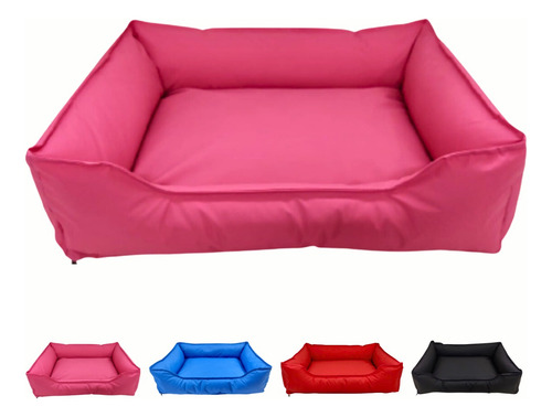Cama Para Pet Retangular Impermeável M Lavável Com Zíper