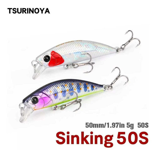 Señuelo Tsurinoya Intruder Letal Trucha 5 Cm 5 G Con Caja