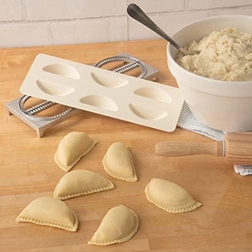 Cucinapro Pierogi Maker Con Bandeja Y Prensa Hace 6 O A La Y