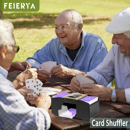 Card Automática Feierya Shuffler, Juego De Cartas Shuffler E