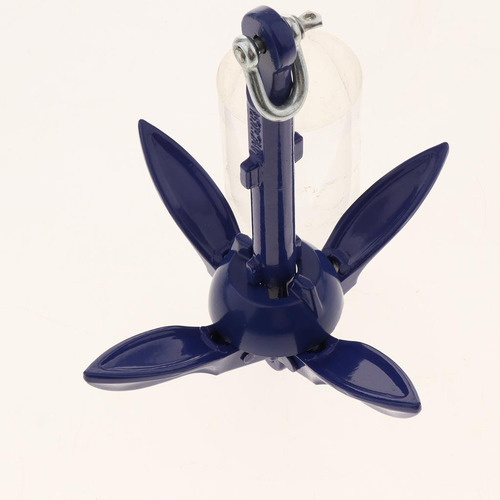 3x Ancla Plegable Azul Del Kayak Sistemas De Ancla De Del