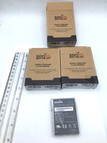 Sonim Lot Of 3, 3.7v Li-ion Battery For Sonim Xp5 And Xp Aac