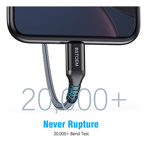 Cable De Carga C, Carga Rápida, Cable Usb C Largo, Cargador