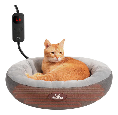 Cama Para Gatos Con Calefaccion 20  Con Tiempo Y Temperatura