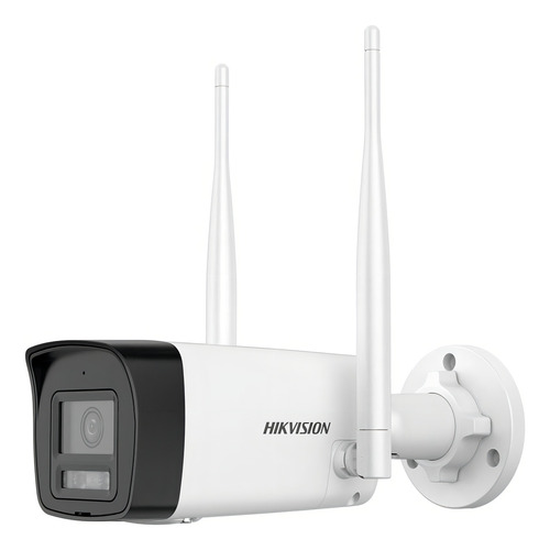 Kit cctv ip hikvision nks422w02h nvs 4ch mas 2 câmera 2mp easylink branco