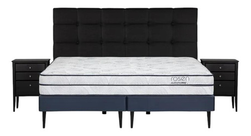 Cama Rosen Autonomy Sky 180x200 King Issey Azul