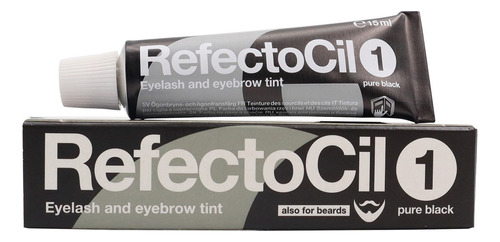 Tinte Profesional Pestañas Cejas Y Barba Refectocil Negro