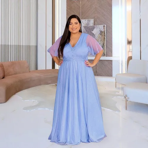 Vestido de best sale casamento plus size