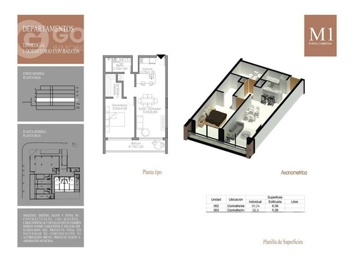 Imagen 3 de 11 de Vendo Apartamento 1 Dormitorio Con Kitchenette Y Terraza, Entrega 05/2023, Punta Carretas